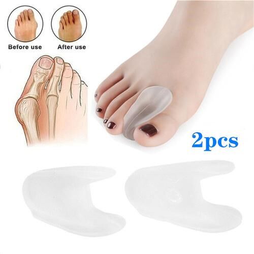 2pcs Silicone toe isolation pad, thumb valgus orthosis, reli