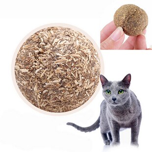 Natural Catnip Healthy Funny Cat Mint Ball Treats Ball For C