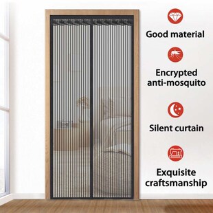 Curtain Anti Insect Screen Fly Door Net Magnetic Mosquito