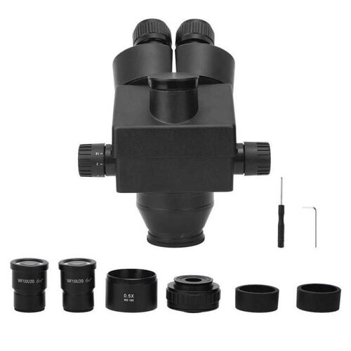 Industrial Aluminum Alloy Trinocular Stereo Microscope 7-45X