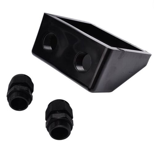 Mayitr ABS Roof Solar Panel Waterproof Cable Entry Gland Box