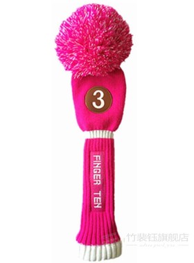 Golf Head Cover Set Driver Pom Pom Iron Club Covers #3 Fair