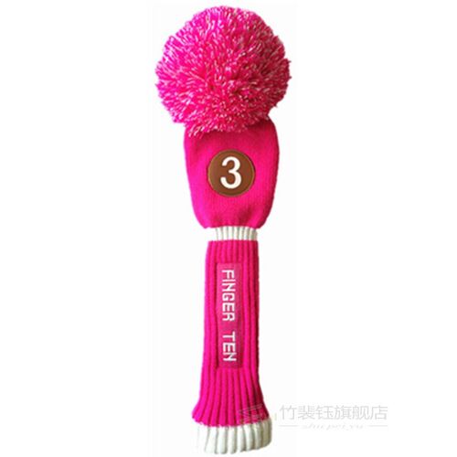 Golf Head Cover Set Driver Pom Pom Iron Club Covers #3 Fair