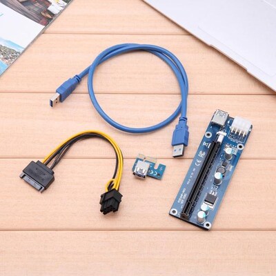 Laptop Docking Station Power Adapters PCI-e 1x to 16x Graphi