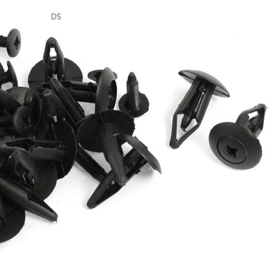 High Quality  20 Pcs 6mm Hole Plastic Rivet Trim Panel Retai