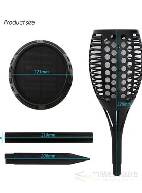 SOLar GarDen LiGhTS TOrch LiGhT OuTDOOr DecOraTiOn太阳火把灯