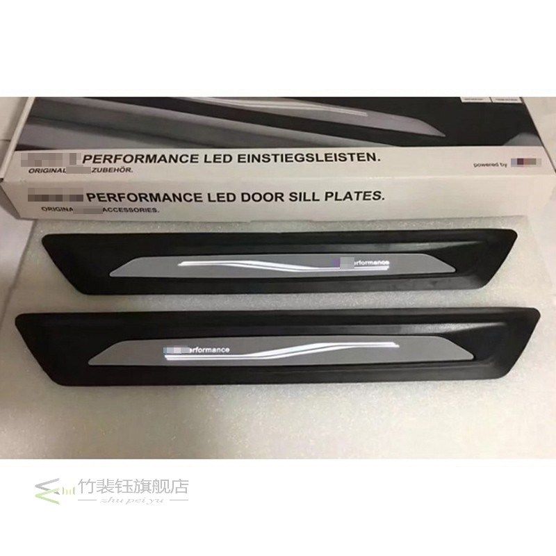 a pair lighting door sill  bmw 4 series f36 2 series f45 f46