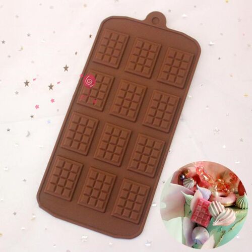 1pc Silicone Chocolate Block Bar Mold Tools Tray Cake Decora
