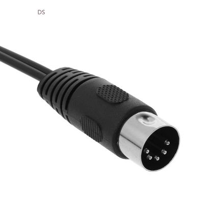 0.5M/1.5M 5 Pin Din Male to 2 RCA Male Audio Video Adapter