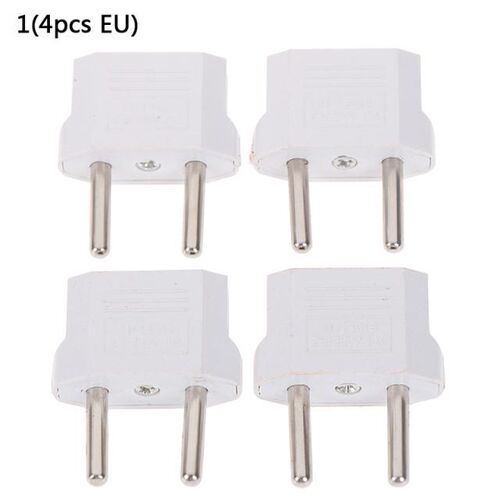 4pcs European Usa Eu To Us Plug Us To Eu Plug Travel Charger