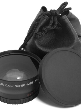 Professional HD 0.45x 52mm Super Wide Angle Camera Lens With