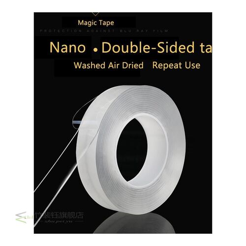 3m Double Sided Tape Washable Reuse Nano  Tape Transparent N