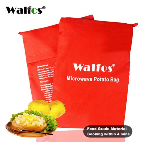1PC Washable Microwave  Potato Bag  Oven Quick Fast (Cook