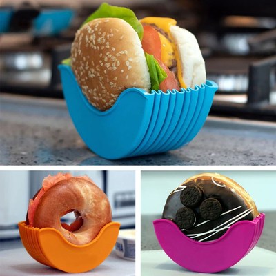 Burger Buddy Burger Fixed Box Sandwich Storage Hamburger Sil