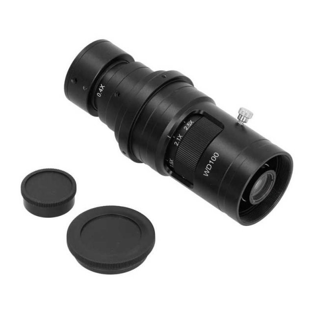 200X Adjustable Continuous Zoom C-Mount Optical Lens Industr