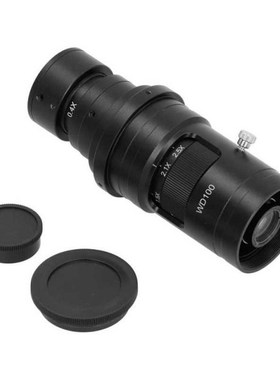 200X Adjustable Continuous Zoom C-Mount Optical Lens Industr