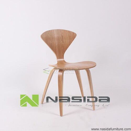 CH177 Natural side chair walnut or ash wooden Norman Cherner