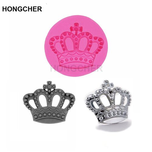 Small Crown Fondant Cake Silicone Mould Chocolate Mould, Cak