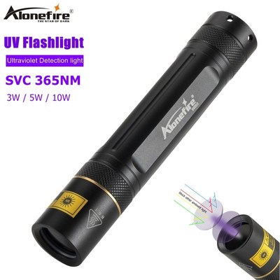 SV003 10W High Power led V flashlight 18650 uv torch scorpio