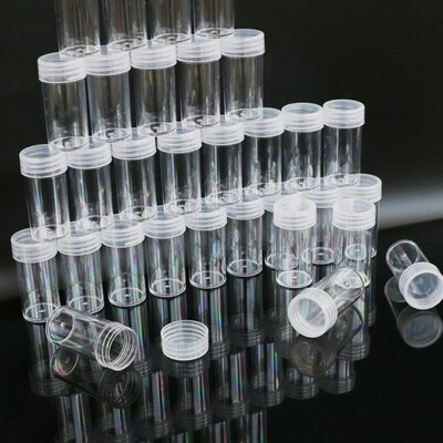Clear Plastic Bead Storage Containers Set Jars Diamond Paint