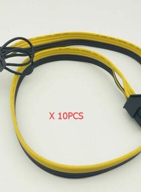 10PCS 60CM 6Pin to 8Pin(6+2) Cable Server Power Conversion B