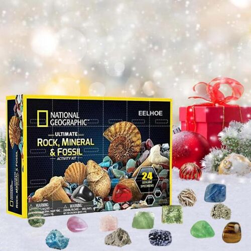 24Pcs/set Christmas Ore Gift Box Christmas Advent Calendar C