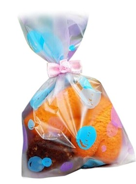 New 20pcs Cake Biscuit Cookies Packaging Bag Multicolour Dot