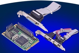 Mini Serial Parallel RS232 PCIe Port Card Chipset