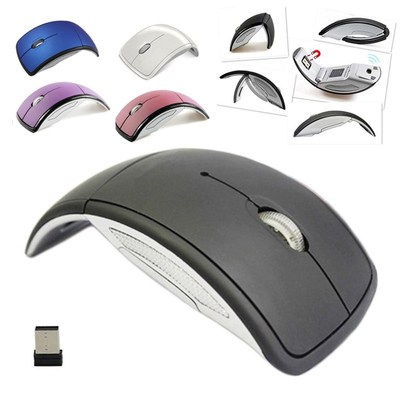 7 Colors Surface Bluetooth Mouse Arc Foldable Wireless Ergon