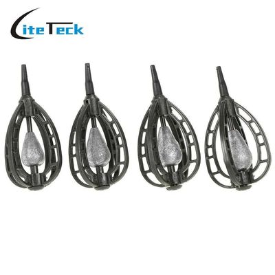 4PCS/lot Bait CagesFeeder Basket Fishing Lure Cage Fish Bait