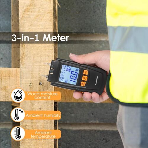 Digital Wood Moisture Meter Wood Humidity Tester Firewood Co