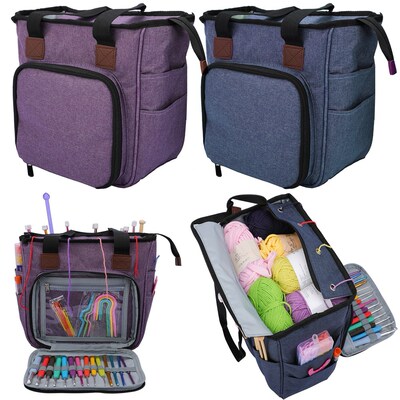 Empty Yarn Storage Bag Handbag Large Yarn Organizer For All