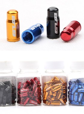 10pcs GUB Presta/Schrader Bike Valve Cap Aluminum Alloy Fren