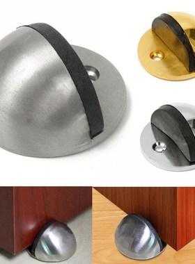Dia Casting Floor-mounted Door Stops APS Zinc Alloy Satin Ch