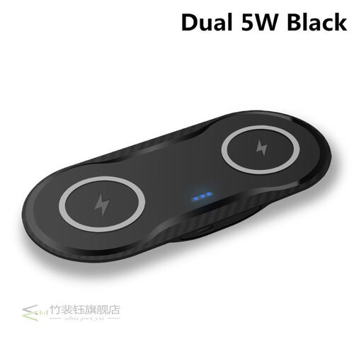 10W Double Qi Wireless Charger Pad for iPhone 11 XS XR X 8 A