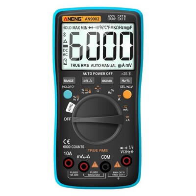 Digital True RMS 6000 Counts Bluetooth Multimetro AC/DC Curr