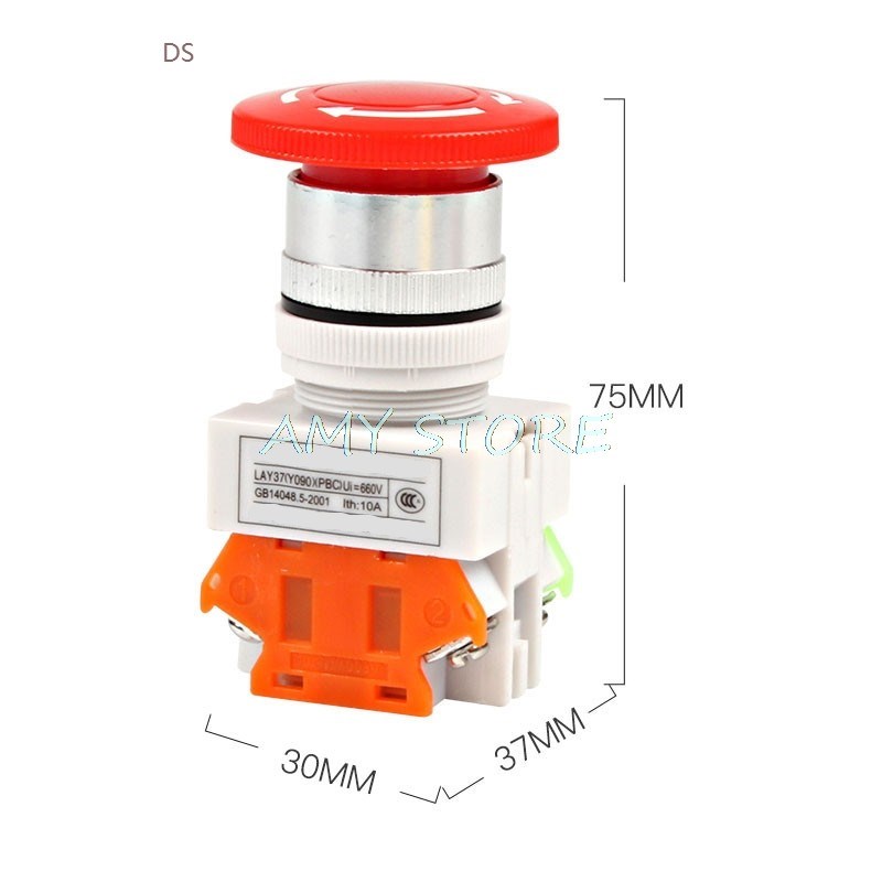 Stop Switch Push Button Mushroom Emergency Stop Rotary PushB