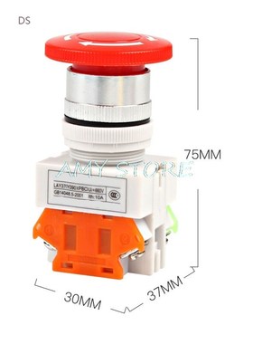 Stop Switch Push Button Mushroom Emergency Stop Rotary PushB