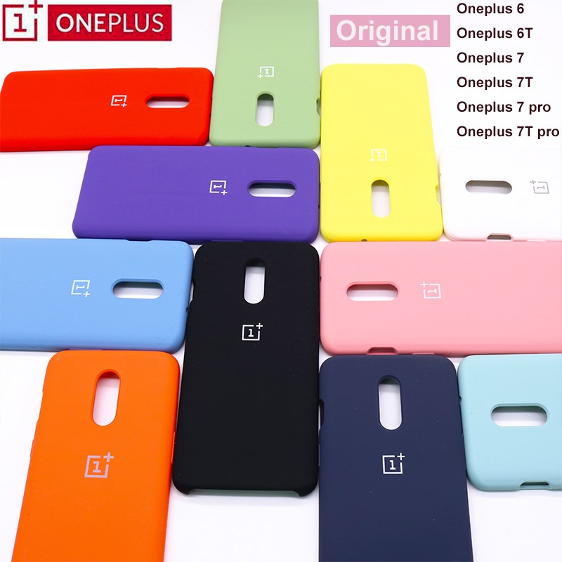 Oneplus 6 6T 7 Case Original Official Silicone Soft Ultrathi