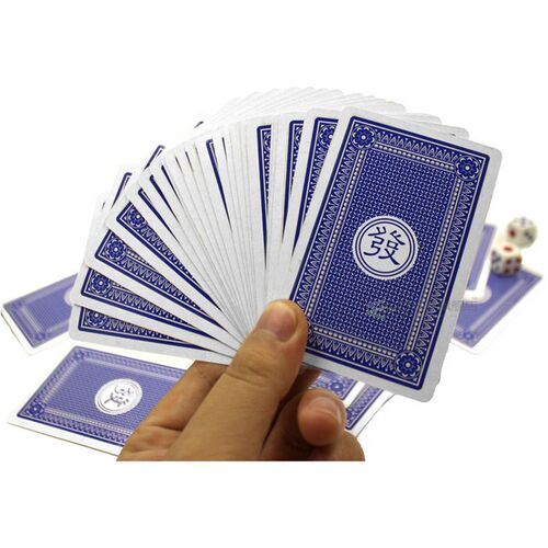 Best Deal Mahjong  Set Travelling Mahjong 144 Cards +2 Dice