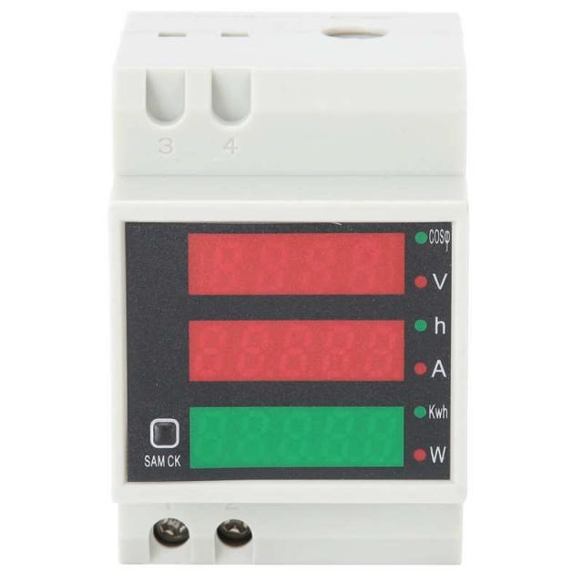 Din-Rail Voltage Current Meter Digital Multi-Function Power
