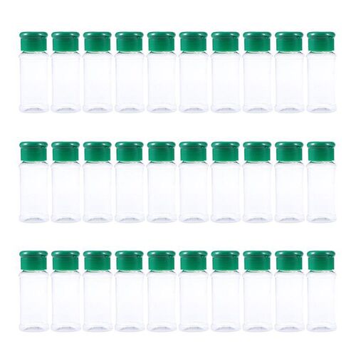 40Pcs Plastic Seasoning Bottle Spice Dispenser Pepper Shaker