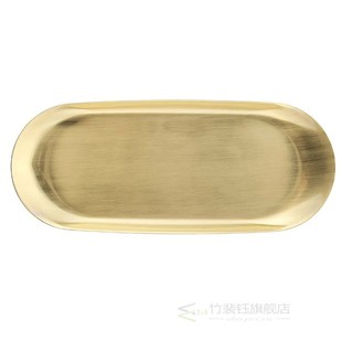 8 color Stainless Steel Oval Storage Tray Candle Plate Jewel