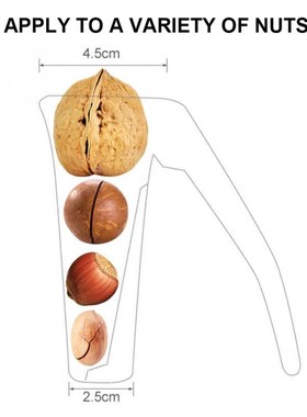 Zinc Alloy Funnel Shape Nut WalNutcracker Nutcracker Sheller