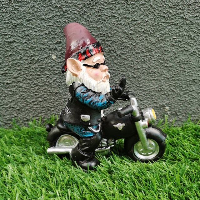 Garden Ornaments Dwarves Resin Crafts Statue White Beard Old图片