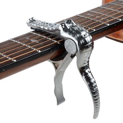 Multi Color Electric Acoustic Guitar Capo Metal Crocodile Ca