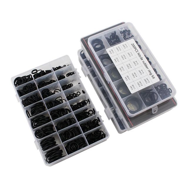 O Ring Rubber Washer NBR Seal Ring Kit Thickness 1.5mm 2.4mm