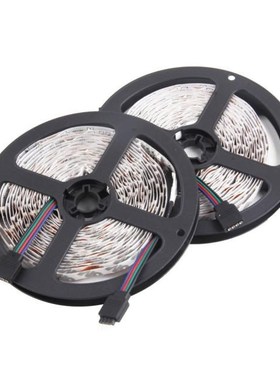 1 set 2x5 meter/1 roll Professinal 600 LEDs 3528 SMD RGB Lo