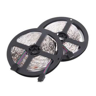 1 set 2x5 meter/1 roll Professinal 600 LEDs 3528 SMD RGB Lo