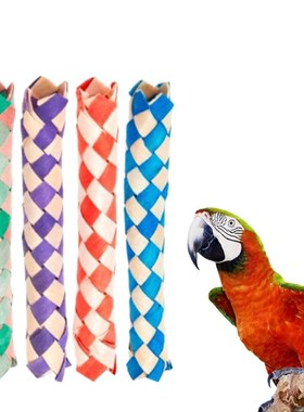 24Pcs Bird Parrot Chewing Foamy Toys Multicolor Foraging Pul